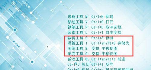 用PS快捷键优化设计体验（如何设置快捷键提升效率）